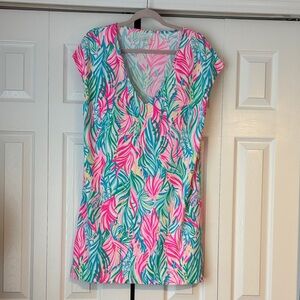 Lilly Pulitzer Talli V-Neck Cover-Up- Small